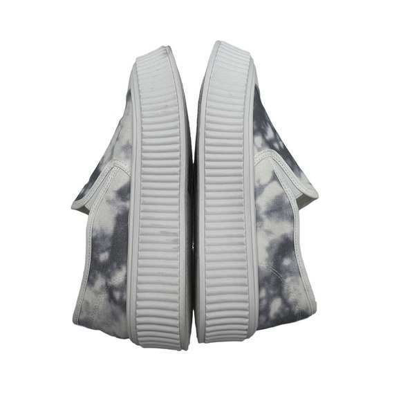 Qupid Gray Marbled Slip On Platform Shoes Size 41 Women’s - Picture 6 of 10